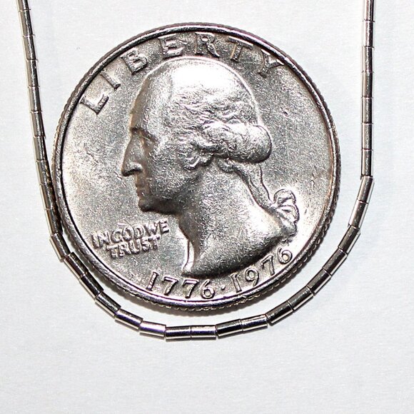 Vintage Sterling Silver Beaded Concho Necklace - Picture 4 of 7